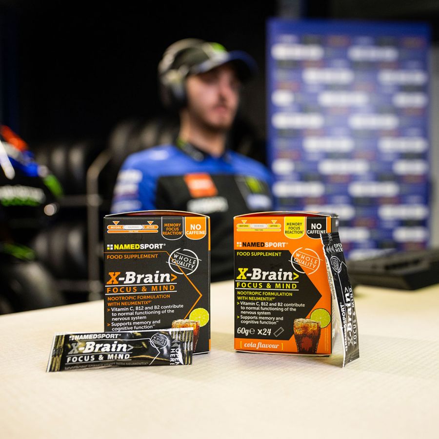 X-BRAIN>, 60 gr, 24 plicuri de 2.5 gr, Named Sport