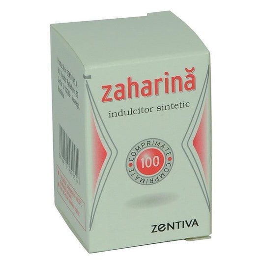 Zaharina, 100 comprimate, Zentiva-