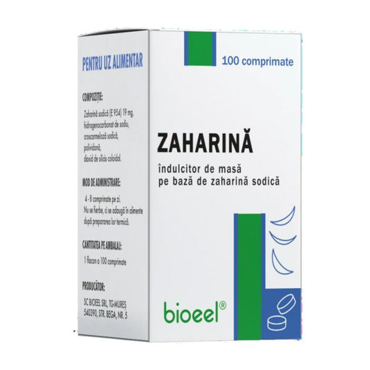 Zaharina 19mg, 100 comprimate, Bioeel-