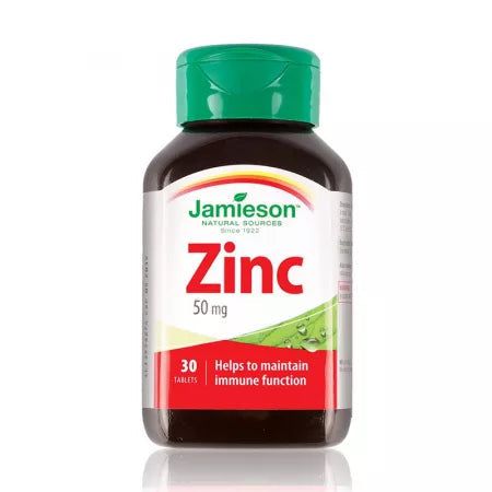 Zinc 50 mg, 30 tablete, Jamieson-