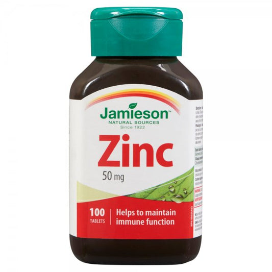 Zinc 50mg, 100 tablete, Jamieson