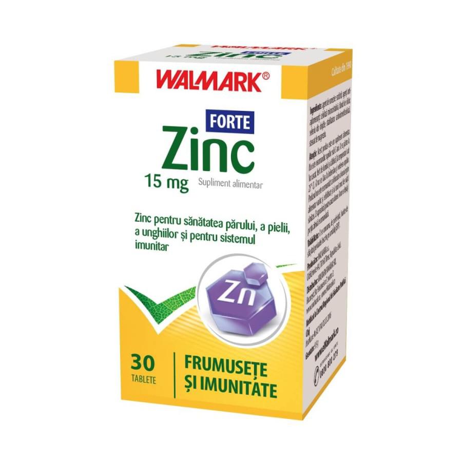 Zinc Forte 15 mg, 30 tablete, Walmark